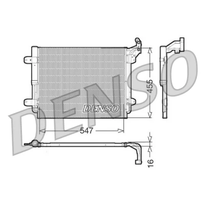 Afbeelding van Denso Airco condensor DCN32062