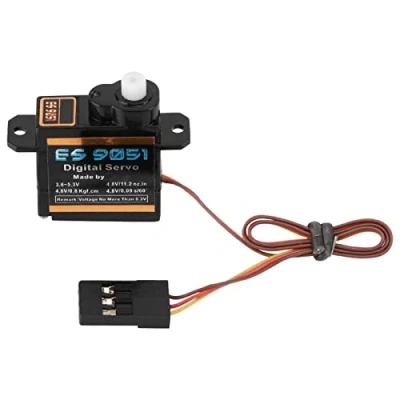 Afbeelding van mumisuto 4,3 g Micro RC Servo servomotor, metalen transmissie, digitale servo, 0,8 kg koppel voor 3D F3P vliegtuig