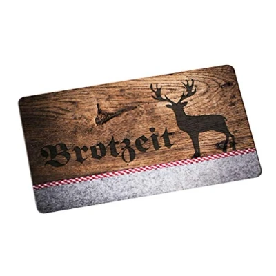 Afbeelding van infinite by GEDA LABELS (INFKH) 13405 Oktoberfest hert broodplank, ontbijtplank, plank, bruin