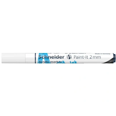 Afbeelding van Schneider acrylmarker Paint it 310 2mm wit S 120149