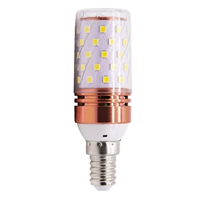 Afbeelding van Mengjay® 1 stuk LED maïs gloeilamp E14 12W 100W komt overeen met gloeilampen, niet dimbaar 2700 3000 K warm wit 800 lm kleine Edison schroef kaars lamp