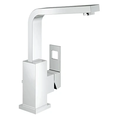 Afbeelding van GROHE Eurocube 1 gats wastafelkraan verhoogd met waste