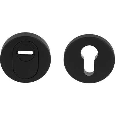 Afbeelding van Formani Basics BVEIL KT veiligheidscilinderrozet massief 52mm kerntrekbeveiliging SKG*** mat zwart