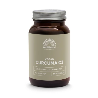 Afbeelding van Mattisson HealthStyle Curcuma C3 Vegan Capsules