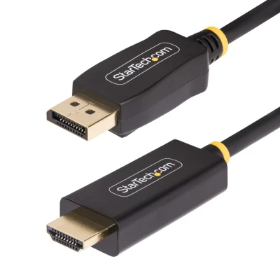 Afbeelding van StarTech.com 1m DisplayPort naar HDMI Adapter Kabel, 4K 60Hz met HDR, DP 2.0b, Actieve Vid