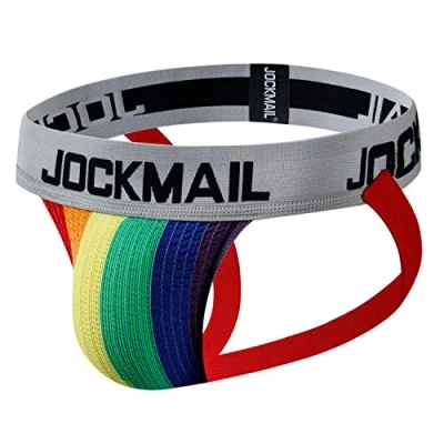 Afbeelding van JOCKMAIL Mannen Jock Strap Atletische Supporter Mode Comfortabele Sport Jockstrap Ondergoed Slips XXL