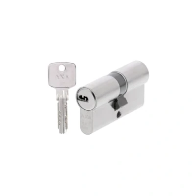 Afbeelding van AXA Veiligheidscilinder Cilinderslot incl. 3 sleutels SKG** Vernikkeld 30/30 mm
