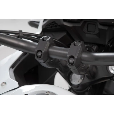Afbeelding van SW Motech Balkverhoger voor Ø 28 mm stuur H=20 mm. Zwart., zwart