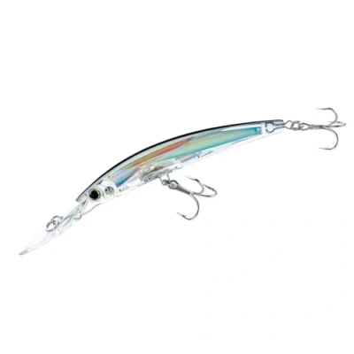 Afbeelding van Yo Zuri Crystal 3D Minnow diepe duiker lokken, zilver zwart, 5 1/4 Inch