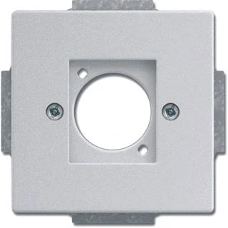 Afbeelding van Abb busch jaeger centraalplaat neutrik f aluzilver 2cka001724a4401