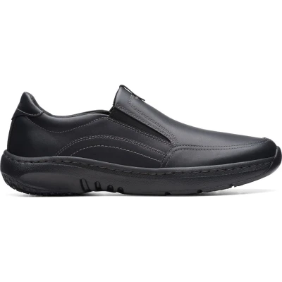 Afbeelding van Clarks STEP H Instappers, Heren, Maat: 42, Black leather Leer