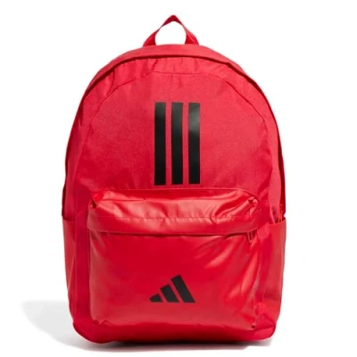 Afbeelding van adidas Uniseks Volwassen CLASSIC THREE STRIPES BACKPACK BACK TO SCHOOL, pure ruby/black, One Size