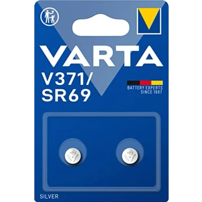 Afbeelding van VARTA Batterijen Alkaline Knoopcel V371/SR69 Knoopcellen (2 stuks, in originele blisterverpakking)
