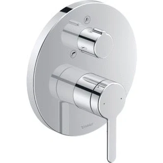 Afbeelding van Duravit c 1 afbouwdeel voor badmengkraan 17cm chroom c15210012010
