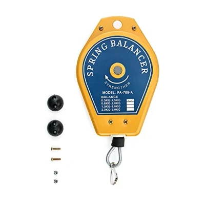Afbeelding van QWORK® veerbalancer, draagvermogen 0.5 kg 1.5 kg, voor hangende gereedschappen, montagelijn for Assembly line