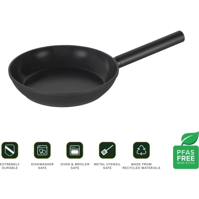 Afbeelding van COMBEKK Forest Easy koekenpan Ø 24 cm keramisch PFAS vrij antiaanbaklaag inductie gerecycled