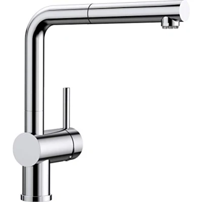 Afbeelding van BLANCO LINUS S 512200 Keukenmengkraan met uittrekbare uitloop, lage druk, chroom