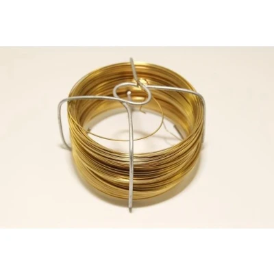 Afbeelding van Dulimex binddraad 0,8x50 mtr. no. 3 messing