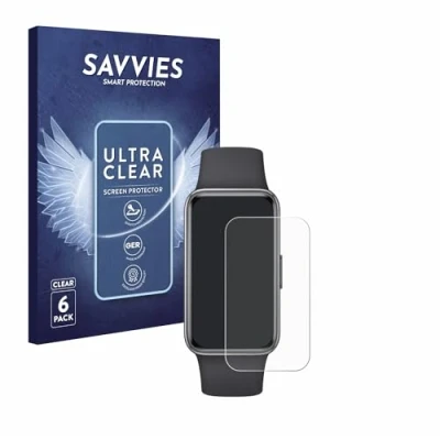 Afbeelding van Savvies Screenprotector voor Huawei Band 9 Folie Beschermfolie transparant (6 Stuks)