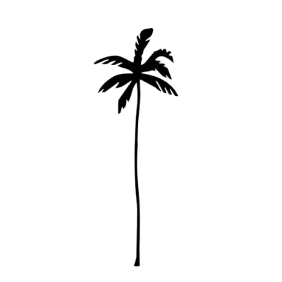 Afbeelding van Inkster tattoo Grote palmboom Waterdichte veganistische tijdelijke tatoeages voor volwassenen EU cosmetisch gecertificeerde kleur revolutionaire van 2 weken
