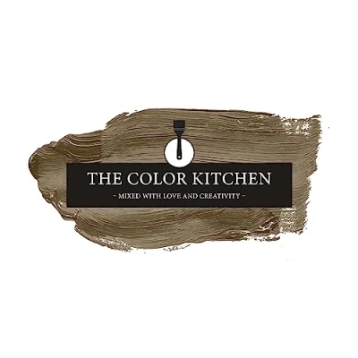 Afbeelding van Livingwalls The Color Kitchen Universele muurverf, verf voor woonruimtes en werkkamer, matte binnenverf in bruin, 5 l dekkende verf, TCK6014