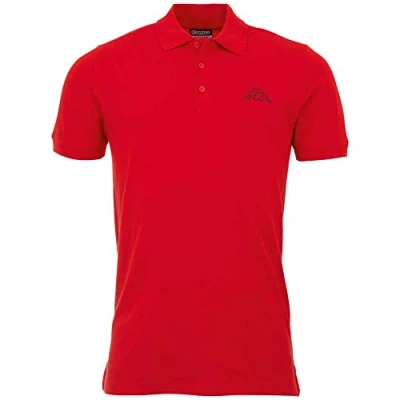 Afbeelding van Kappa Poloshirt, Heren, Maat: XL, Scarlet