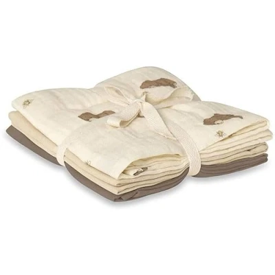 Afbeelding van That&#039;s Mine Hydrofiele doek Bora Bees and Bears 70x70 cm (3 pack)