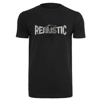 Afbeelding van Mister Tee Realistic Tshirt print, Heren, Maat: Large, Black