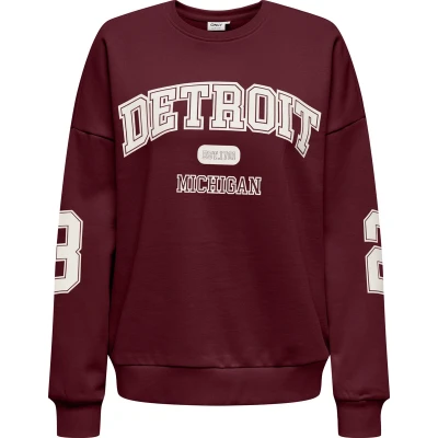 Afbeelding van ONLY sweater donkerrood