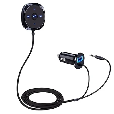 Afbeelding van BC20 bluetooth set, compatibel met auto, handsfree, bluetooth, ontvanger, autolader USB oplader voor auto audio
