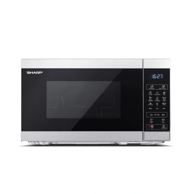 Afbeelding van Sharp YC MG02E S Magnetron Zilver 800 W Met display, Grillfunctie