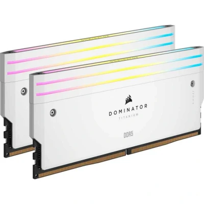 Afbeelding van Corsair DDR5 Dominator Titanium 2x32GB 6000 White