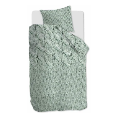 Afbeelding van Ariadne At Home Cuddly Dekbedovertrek Eenpersoons 140x200/220 cm Green