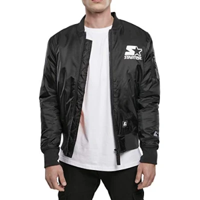 Afbeelding van Starter Bomberjacks, Heren, Maat: Large, Black