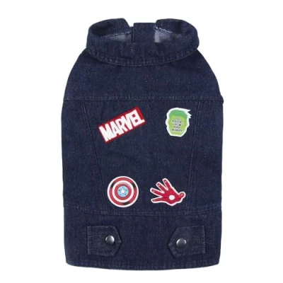 Afbeelding van Dog coat Marvel Blue S