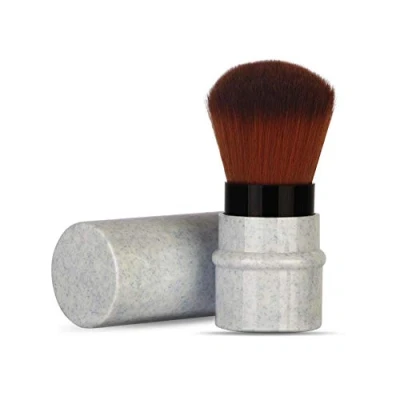 Afbeelding van Sonew Kabuki Intrekbare cosmeticakwast, synthetische borstelharen, voor blush, poeder, foundation, concealer, blauw