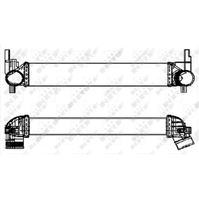 Afbeelding van Intercooler, inlaatluchtkoeler NRF 30253