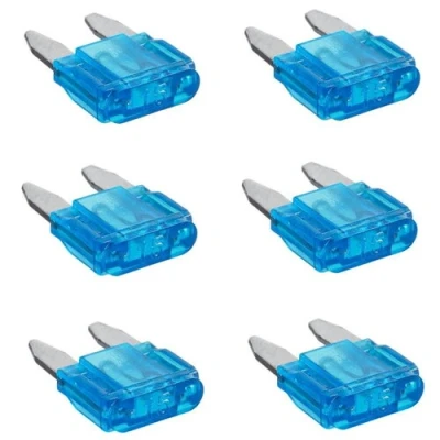 Afbeelding van Pro Plus Steekzekeringen Mini 15 Ampère Blauw 6 stuks