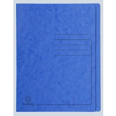Afbeelding van Exacompta ref. 39992E 1 Glanskartonnen snelhechtmap Iderama® 355 g/m² FSC® gecertificeerd Afmetingen: 24 x 32 cm voor A4 documenten kleur blauw