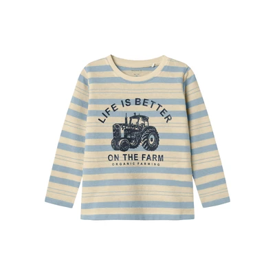 Afbeelding van NAME IT MINI longsleeve lichtblauw