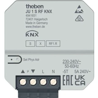 Afbeelding van Theben knx 1 voudige rf jaloezieactor inbouw 4941651
