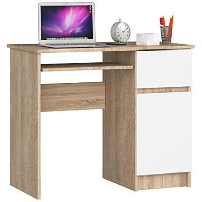 Afbeelding van Bureau Piksel, toetsenbordlade, 1 lade en vak met deur, links of rechts, 90 x 77 50 cm, 30 kg