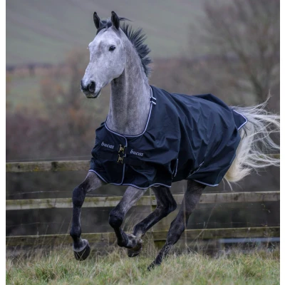 Afbeelding van Bucas Trotting Turnout Deken 50 Gram 115/152 cm Zwart / Wit