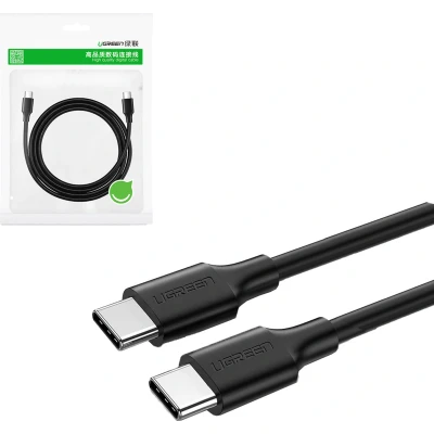Afbeelding van UGREEN USB C naar Kabel 3A Fast Charge 3 Meter Zwart
