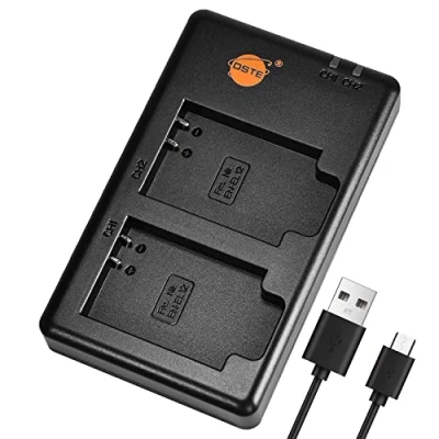 Afbeelding van DSTE MH 65 Batterij USB Dual Quick Charger Compatibel voor EN EL12, ENEL12, Coolpix P300, S630 S640, S800c, S1000pj, S6000, AW100, AW120s