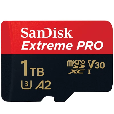 Afbeelding van Sandisk MicroSDXC Extreme Pro 1TB 170mb + SD Adapter