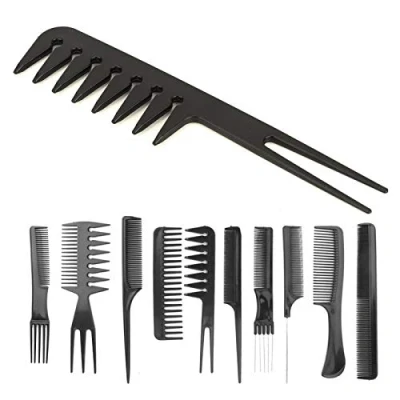 Afbeelding van Professionele haarstylingkammen Haarverzorging Stylinghulpmiddelen Anticorrosie Salon Kapper Kammen voor vrouwen Kappers verschillende functies
