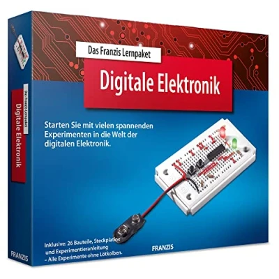 Afbeelding van Das Franzis Lernpaket Digitale Elektronik: Starten Sie in die Welt der digitalen Elektronik mit vielen spannenden Experimenten