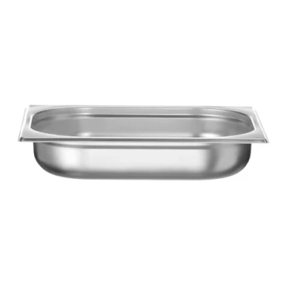 Afbeelding van HENDI Gastronorm container, temperatuurbestendig van 40 tot 300C, geschikt voor ovens, bain marie en vriezers, chafing dishes, geperforeerd, 3.6L, GN 1/2, 325x265(H)65mm, roestvast staal