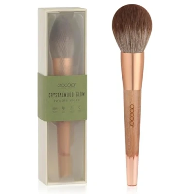 Afbeelding van Docolor Grote poederkwast, make upkwast, kwast voor blush, het fixeren van poeder, bronzer en rouge, dekkend, grote, pluizige veganistisch, dierproefvrij synthetische borstelharen